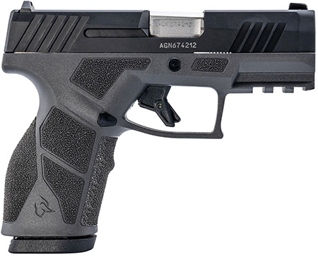 [725327637011] Taurus 1-GX2931G GX2  9mm Luger 13+1 3.37" Matte Stainless Steel Barrel, Matte Black Serrated Stainless Steel Slide, Gray Polymer Frame w/Picatinny Rail, Polymer Grip