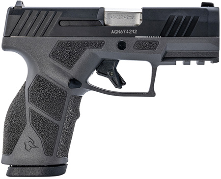 [725327636939] Taurus 1-GX2931G-10 GX2  9mm Luger 10+1 3.37" Matte Stainless Steel Barrel, Matte Black Serrated Stainless Steel Slide, Gray Polymer Frame w/Picatinny Rail, Polymer Grip