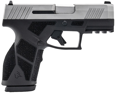 [725327637066] Taurus 1-GX2939-10 GX2  9mm 10+1 3.37" Matte Stainless Steel Barrel, Matte Serrated Stainless Steel Slide, Matte Black Stainless Steel Frame w/Picatinny Rail, Polymer Grip