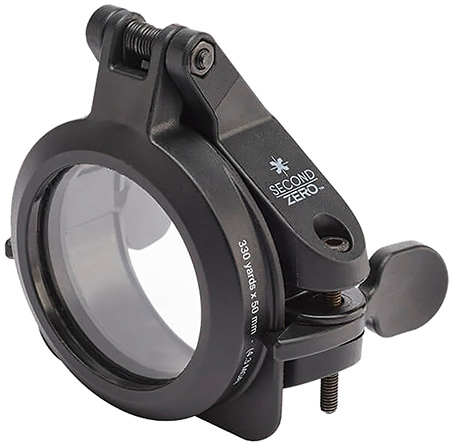 [723364186233] Axeon 2218623 Second Zero Bell Mount Black 50-58mm Obj. 330 +/- yds Range Size 4.3 MOA Screw On