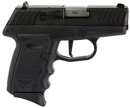 [810099571608] SCCY Industries DVG1CBBK DVG-1  9mm Luger 10+1 10rd 3.10" Carbon Black Stainless Steel Slide Black