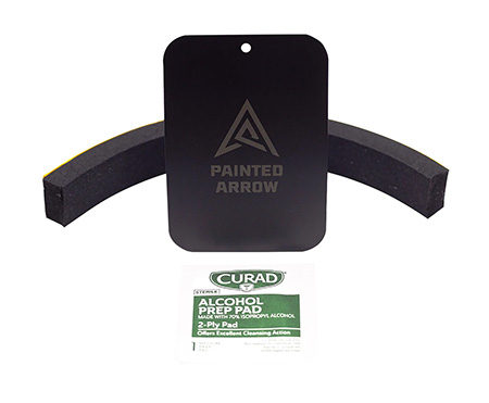 [196852008377] Painted Arrow APP001 Mag-Pro Smart Phone Mount Black Includes Phone Plate Stabilizer Dampener Alchohol Prep Pad