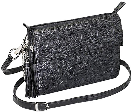 [035452169647] GTM  GTM-10/BK        CLUTCH PURSE EMBROID LMBSKN