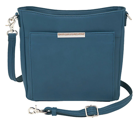 [035452177574] GTM  GTM-98/OCEAN     SLIM CROSSBODY BRUSHD LMBSKN