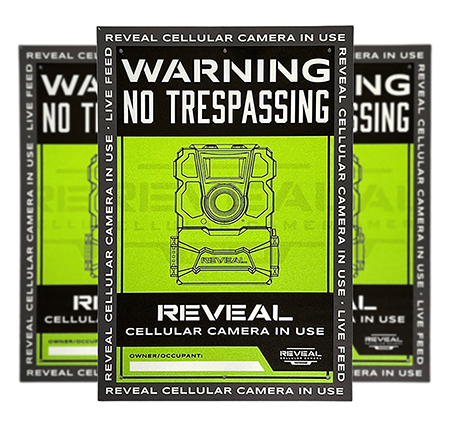 [850596007576] Tactacam/reveal S1 No Trespassing  Sign Durable Plastic