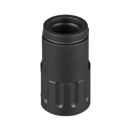[817272010046] SilencerCo AC77 Delta  1/2"x28 Black