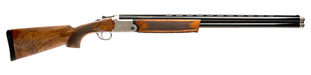 [643477863282] Gforce Arms GF51228 GF5 Filthy Pheasant Full Size 12 Gauge Break Open 3" 2rd 28" Black Over/Under Vent Rib Barrel, Nickel Plated Aluminum Receiver, Fixed Turkish Walnut Stock, 5 Chokes