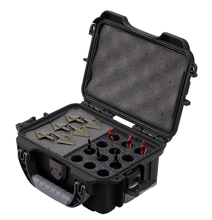 [666365105486] Nanuk 903S080BK0A0C1538 Broadhead Holder  Black NK-7 Resin