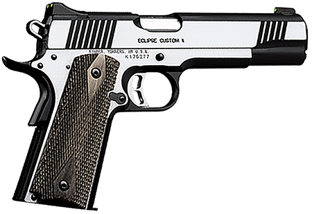 [669278321226] Kimber Mfg.,inc 3200122CA Eclipse Custom II (CA) 10mm 8+1 5 Brush Polished Front Serrations Stainless Steel Slide Laminated Gray/Black Double Diamond Grip
