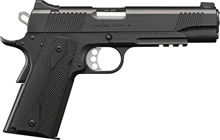 [669278321394] Kimber Mfg.,inc 3200139CA Custom TLE/RL II (CA) 45 ACP 7+1 5" Matte Black Front Serrations Steel Slide Aggressively Textures G-10 Grip