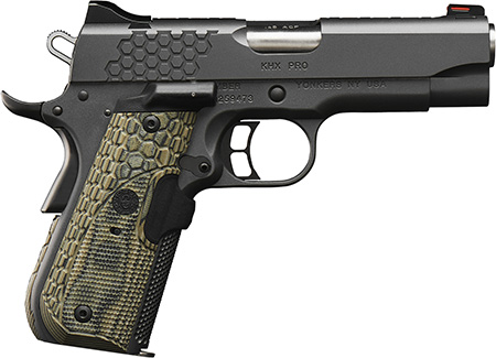 [669278303611] Kimber Mfg.,inc 3000361 KHX Pro 45 ACP 7+1 4" Stainless Steel Slide Gray KimPro II G-10 Grip