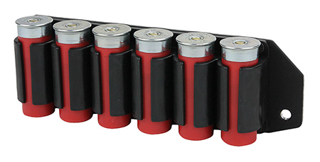 [751103011591] TacStar 1081159 SideSaddle  Mossberg 500/590 12 Gauge 6rd Black Polymer w/Aluminum Mounting Plate