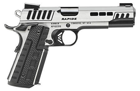 [669278304250] Kimber Mfg.,inc 3000425  Rapide Scorpius 45ACP 8+1 5" Black KimPro II w/ Brush Polished Flats Stainless Steel Slide G10 Grip