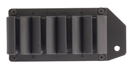 [751103011300] TacStar 1081130 SideSaddle  Rem 870/1100/1187 20 Gauge 4rd Black Polymer w/Aluminum Mounting Plate
