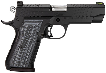 [669278310107] Kimber Mfg.,inc 3100010 KDS9C  9mm 15+1 4.09" KimPro Black Front and Rear Serrations Stainless Steel Slide Gray and Black G10 Crosshatch Grip