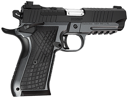 [669278310183] Kimber Mfg.,inc 3100018 KDS9C Rail 9mm 10+1 4.09" KimPro Gray/Black Front and Rear Serrations Stainless Steel G-10 Grip
