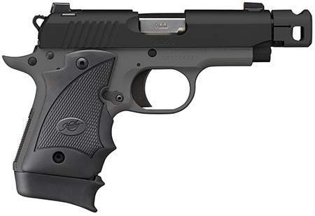 [669278332468] Kimber Mfg.,inc 3300246 Micro 9 MC TP 9mm 7+1 3.65" KimPro Black Stainless Steel Slide KimPro Gray Black Hogue Rubber Wraparound Grip
