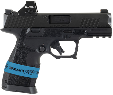 [669278380179] Kimber Mfg.,inc 3800017 R7 Mako Carbon Compact OI 9mm 15+1 3.92" FNC Stainless Steel Slide Molded Stippling Interchangeable Modular Backstrap Grip Holosun HS 407K