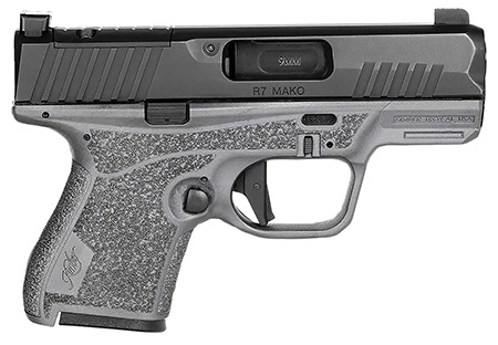 [669278380230] Kimber Mfg.,inc 3800023 R7 Mako OR Bundle 9mm 10+1 3.37" FNC Stainless Steel Slide Molded Stippling Gray