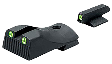 [669278112121] Kimber Mfg.,inc ML11212 1911 Slant Fixed Night Sight Set  Green/Tritium Black Outline Front Sight-Green/Tritium Black Outline Rear Sight