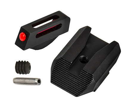 [669278401539] Kimber Mfg.,inc 4000153 KS6 Fiber Optic Sight Set  Red/Fiber Optic  Front Sight- Black/Blank Rear Sight