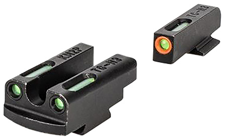 [669278401546] Kimber Mfg.,inc 4000154 Micro 9 Trulgo TFX Pro Sight Set  Green/Fiber Optic Orange Outline Front Sight-Green/Fiber Optic Black Outline Rear Sight