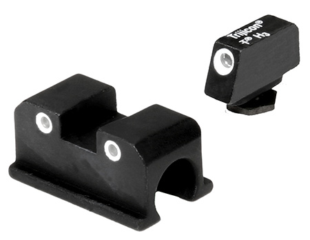 [719307201163] Trijicon 600505 Bright  &  Tough Night Sights  Green/Tritium White Outline Front Sight-Green/Tritium White Outline Rear Sight Walther Arms P99/PPQ/PPQ M2