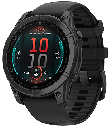 [753759345075] GAR 010-03025-03    FENIX E-47 MM AMOLED GRY/BLK