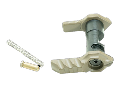 [816397028189] Timber Creek Outdoors GAMBISSD Greyman Safety Selector Desert Aluminum