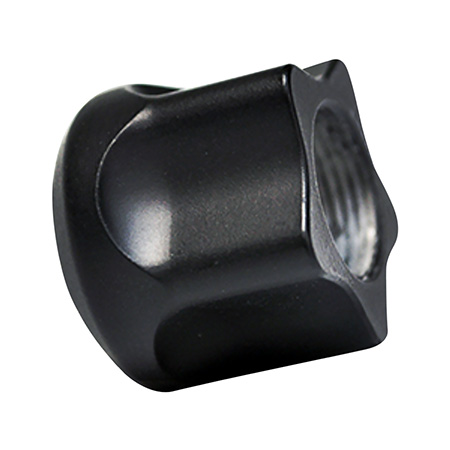 [850317006185] Timber Creek Outdoors 5/824TPBLC Thread Protector  Black Billet Aluminum 5/8"x24