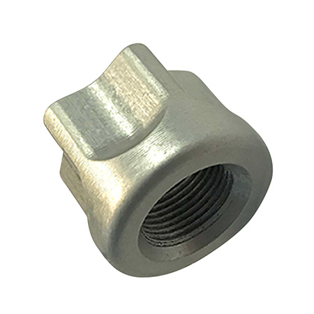 [816397020275] Timber Creek Outdoors 5/824TPS Thread Protector  Silver Billet Aluminum 5/8"x24
