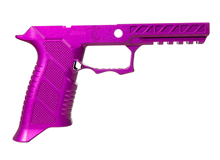 [840253802132] Timber Creek Outdoors SSP320PROGMPP  Pro Grip Module Purple Anodized Fits Sig P320