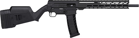 [840442502461] CMMG 94A610F-AB Dissent BR4 9mm 10rd 16.10" Black Nitride 7075-T6 Aluminum Receiver 13.5" Proprietary Handguard Magpul SGA Black