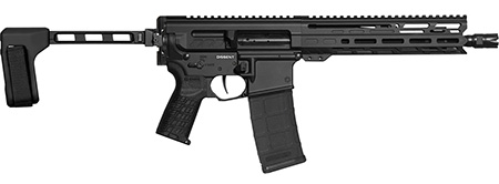 [840442500986] CMMG 30AC50F-AB Dissent MK4 300 Blackout 30+1 10.50" Black Nitride Threaded Barrel, 5.50" M-LOK Handguard, Black Armor Cerakote Aluminum Picatinny Rail Receiver, Black CMMG Zeroed Grip