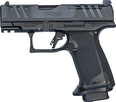 [723364231308] Walther Arms 4796064 PDP F-Series Pro 9mm Luger 10+1 3.50" Black Steel Barrel, Black Serrated/Optic Ready Steel Slide, Black Polymer Frame w/Picatinny Rail, Medium Backstrap Grip