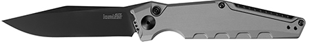 [087171048574] Kershaw 7900GRYBLK Launch 7 3.75" Folding Clip Point Drop Point Plain Black DLC CPM 154 SS Blade Gray Anodized Aluminum Handle Includes Pocket Clip