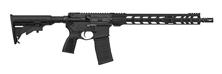 [811069027491] ZRO Delta 223WYBR012 Ready Series ZR01 Full Size 223 Wylde 30+1 16" Black Nitride Threaded Barrel, Black Aluminum Receiver, M-LOK Handguard, Adjustable Black Synthetic Stock, Black A2 Grip