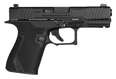 [811069022250] ZRO Delta 755000329990 FKS-9 Standard 9mm Luger 15+1 4" Black Nitride Match Grade Barrel, Black Nitride Serrated Slide, Polymer Frame w/Accessory Rail, Black Polymer Grip