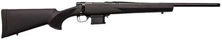 [682146119367] Howa HMA6ARCSB M1500 Mini Action 6mm ARC 5+1 22" Black Steel Threaded Barrel, Matte Blue Steel Receiver Drilled  &  Tapped, Fixed HTI Matte Black Synthetic Stock