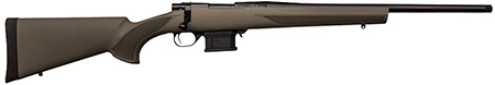 [682146119374] Howa HMA6ARCSG M1500 Mini Action 6mm ARC 5+1 22" Black Steel Threaded Barrel, Matte Blue Steel Receiver Drilled  &  Tapped, Fixed HTI Green Synthetic Stock