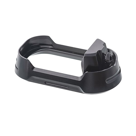 [7426848614224] Tyrant CNC TDG19G34MWBLKBLKSRW  Magwell Fits Glock 19 Gen 3-4 Black 7000 Series Aluminum
