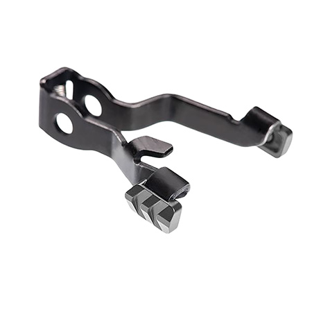 [7426848614170] Tyrant CNC TDGSTOP5G Extended Slide Release  9mm Glock Gen5 Gray 6061 Aluminum