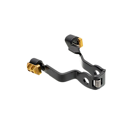 [7426848614194] Tyrant CNC TDGSTOP5GOLD Extended Slide Release  9mm Glock Gen5 Gold 6061 Aluminum