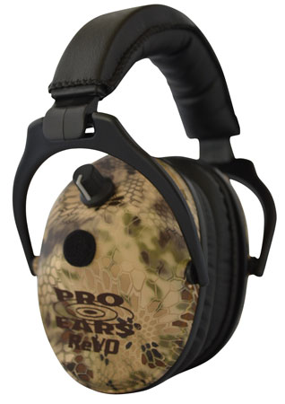 [751710505414] Pro Ears ER300HI ReVO Electronic Muff Polymer 25 dB Over the Head Kryptek Highlander/Black Youth 1 Pair