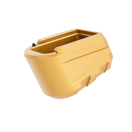 [764046030123] Tyrant CNC TDP365MAGEXGOLD P365-XMACRO Magazine Extension 9mm Fits Sig P365 Gold 6061 Aluminum