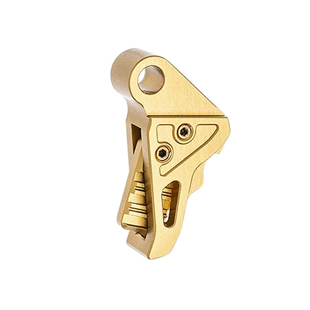 [764046030222] Tyrant CNC TDHCATTRIGGOLD/GOLD  Trigger/Shoe Gold Fits Springfield Hellcat Pro