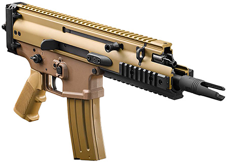 [845737015190] FN 38101243 SCAR 15P 300 Blackout 30+1 7.50" Chrome Lined Steel Barrel, Flat Dark Earth Anodized Aluminum Picatinny Rail Receiver, FDE Polymer Grip, Ambidextrous