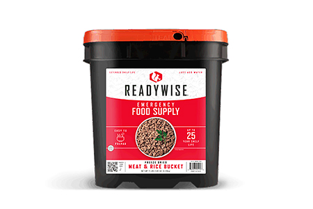 [850063052108] Wise Foods RW07704 Meat/Rice Bucket  Freeze Dried Meals 88 Servings