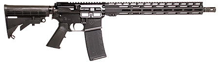 [819644021742] ATI ATIMS556ML15 Mil-Sport  5.56x45mm NATO 16" 30+1 Black Rec Black Adjustable Alpha Stock Black Polymer Grip Right Hand