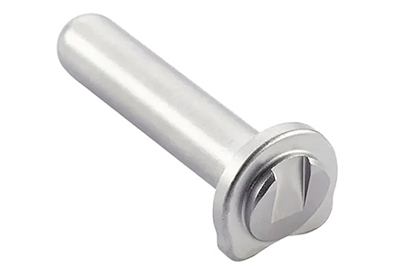 [874218006303] Wilson Combat 575S Guide Rod Bullet Proof 1911 Silver Stainless Steel